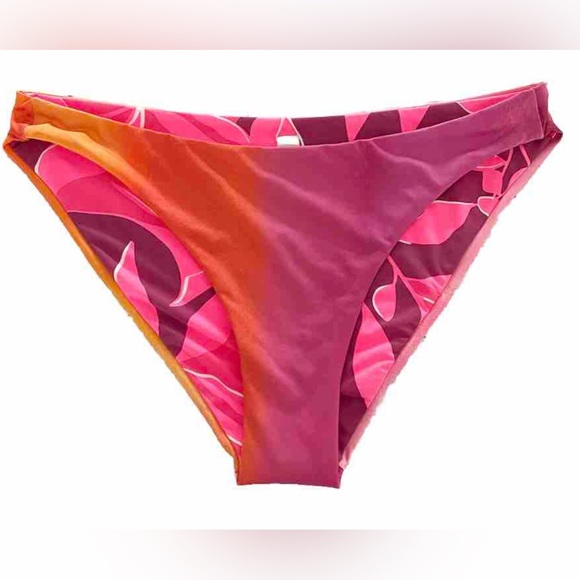 Maaji Reversible Bikini Bottom Sunrise Dye Sublimity Classic Womens L Floral - Picture 8 of 11